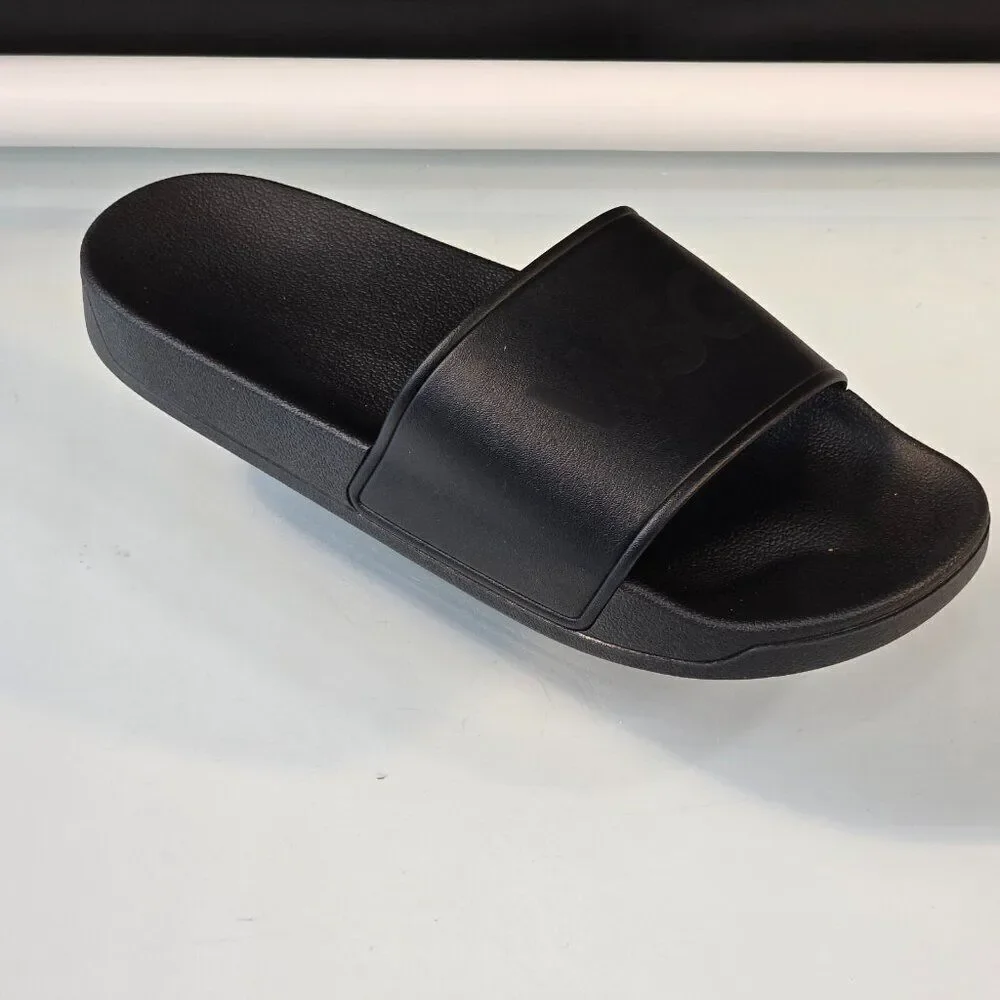 WSG Logo What's good? Slider Slides Black Rubber EU Size 44 US Size 10 - 10.5